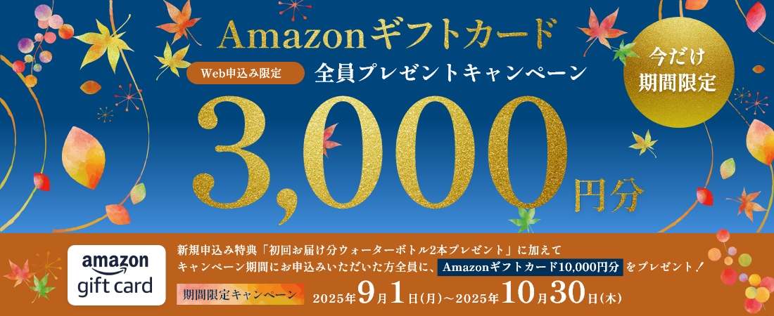 Amazonギフトカード10,000円分全員プレゼントキャンペーン